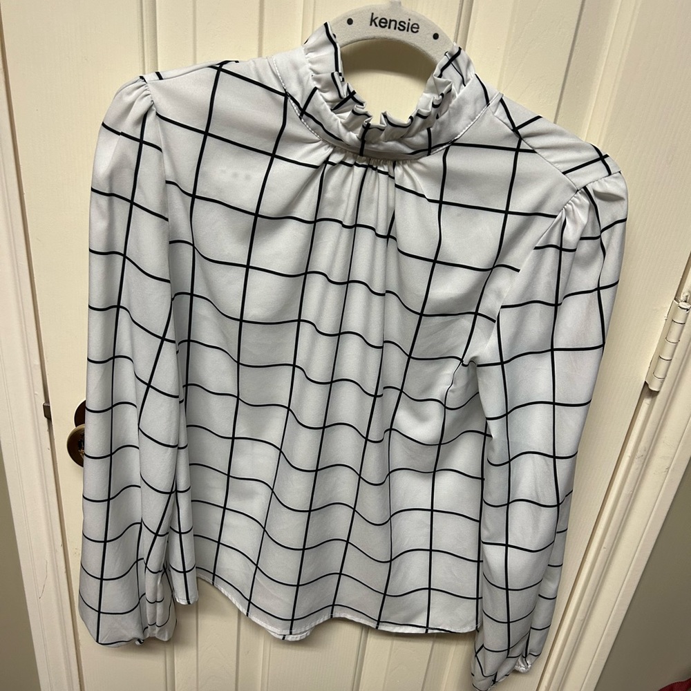Ruffle Neck Blouse